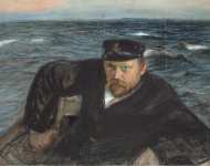Enckell Knut Magnus Sailor Steering in the Sea. Pilot - Hermitage